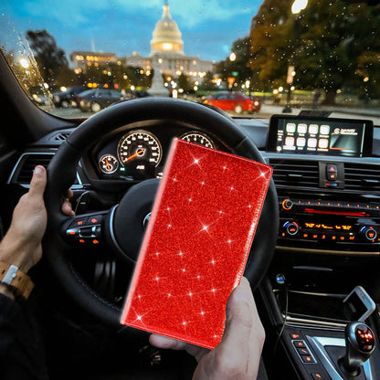 Car Registration & Insurance Card Holder — Vehicle License Document Organizer for Glove Box Compartment