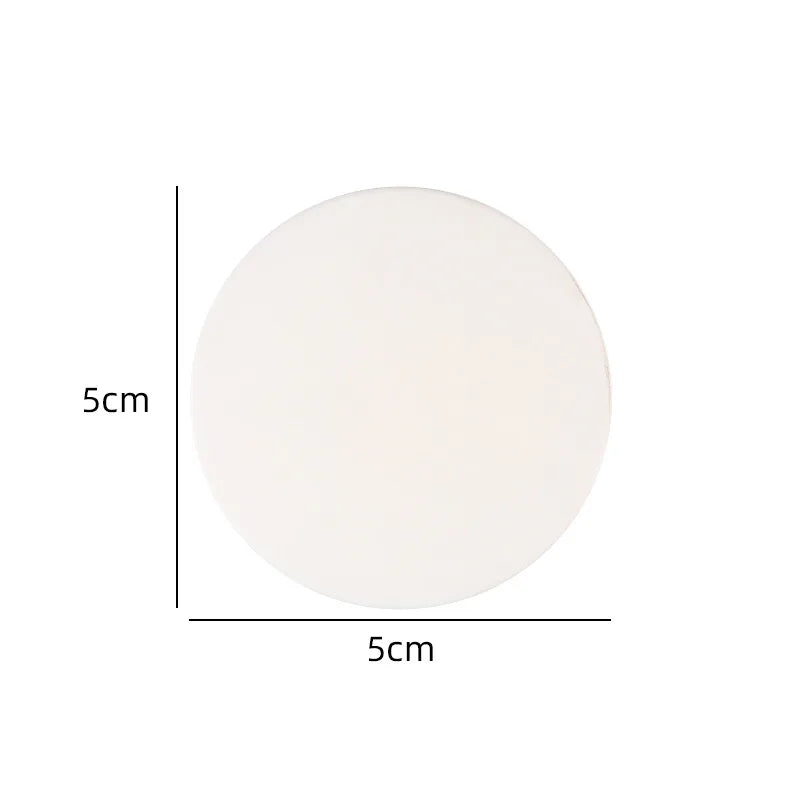 5/10pc White Rubber Door Stops — Self-Adhesive Wall Protectors & Non-Slip Bumper Guards