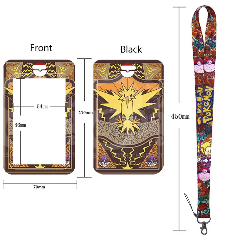 Neck Strap Lanyard for Keys and ID Cards – Badge Holder, Keychain, Key Rings, Fashion Accessory Gift