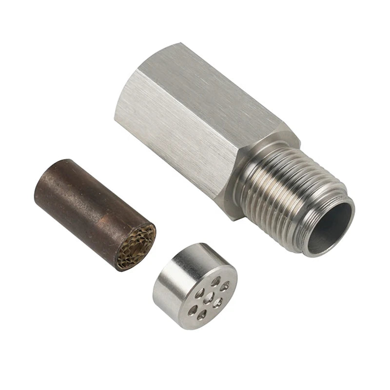Universal Stainless Steel SS304 O2 Sensor Spacer Adapter – M18X1.5, Mini Catalyst for Check Engine Light (CEL) Fix