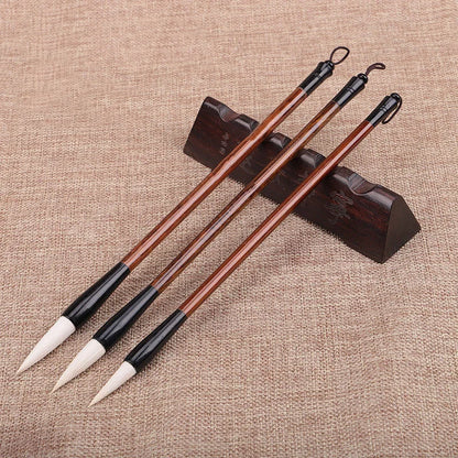 3PCS High-Quality Painting Brush Set – Large, Medium & Small Calligraphy Brushes for Writing & Art Painting Supplies