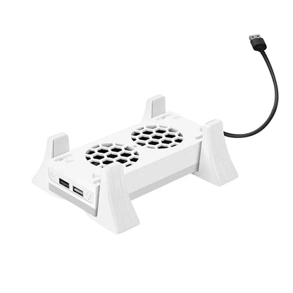 Vertical Stand for Xbox Series S – 3-Speed Cooling Fan with 2 USB Ports, Game Console Holder and Cooling Stand