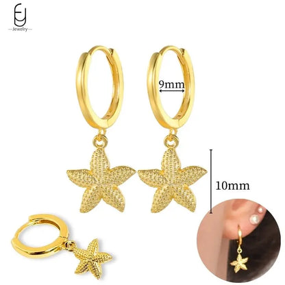 925 Sterling Silver Gold Tassel Earrings - Vintage Crystal Long Chain Hoop Jewelry for Women