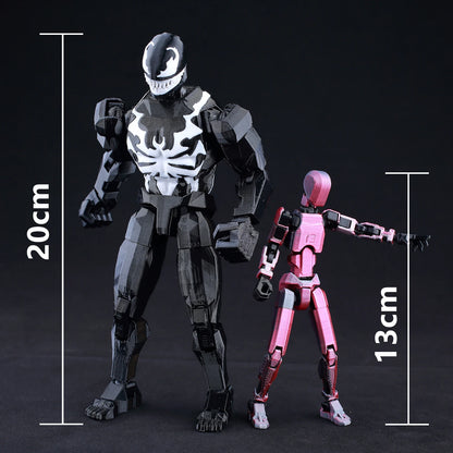 9L3D Lucky13 T13 Action Figures — 3D Printed Deadpool, Wolverine, Batman, Spider-Man & Venom Anime Model Toys, Collectible Gift