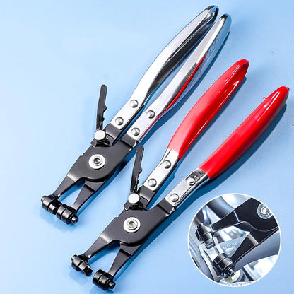 Flexible Hose Clamp Pliers - Long Cable-Type Tool for Auto Hose Removal, Repair & Maintenance
