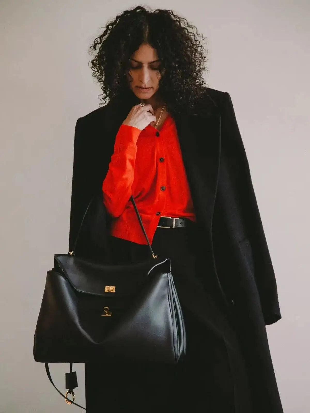 New Rodeobag Leather Kelly Bag — Women’s Large Capacity Fashion Handbag with Advanced Lock, High-End Underarm Bag