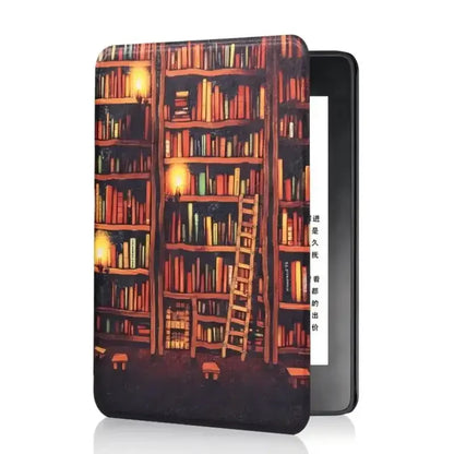 Leather Auto Sleep Case for Kindle Colorsoft Signature Edition (1st Gen, 7") & Paperwhite 12th Gen Protective Cover Funda