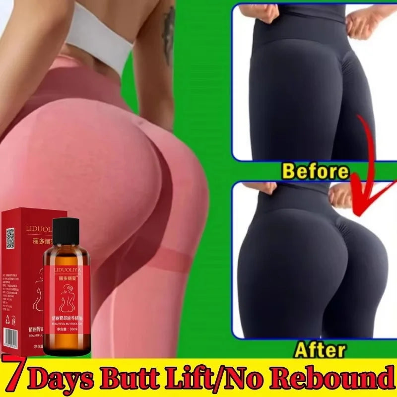 Buttock Firming Massage Oil - Moisturizing Hip & Body Care for a Smoother, Firmer-Looking Appearance
