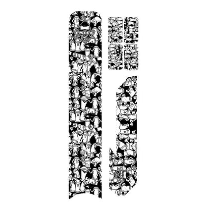 ENLEE Bicycle Frame Protection Sticker – Removable Anti-Scratch Tape for MTB Down Tube, Cycling Accessories