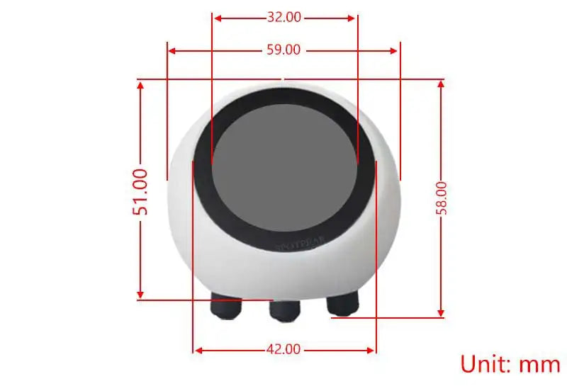 espHome XiaoZhi AI Voice Chat Robot Ball - ESP32-S3 1.28" LCD Development Board with WiFi & Clock