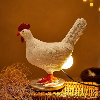 Funny Chicken Night Light - Simulated Animal Lamp for Easter Party & Home Decor