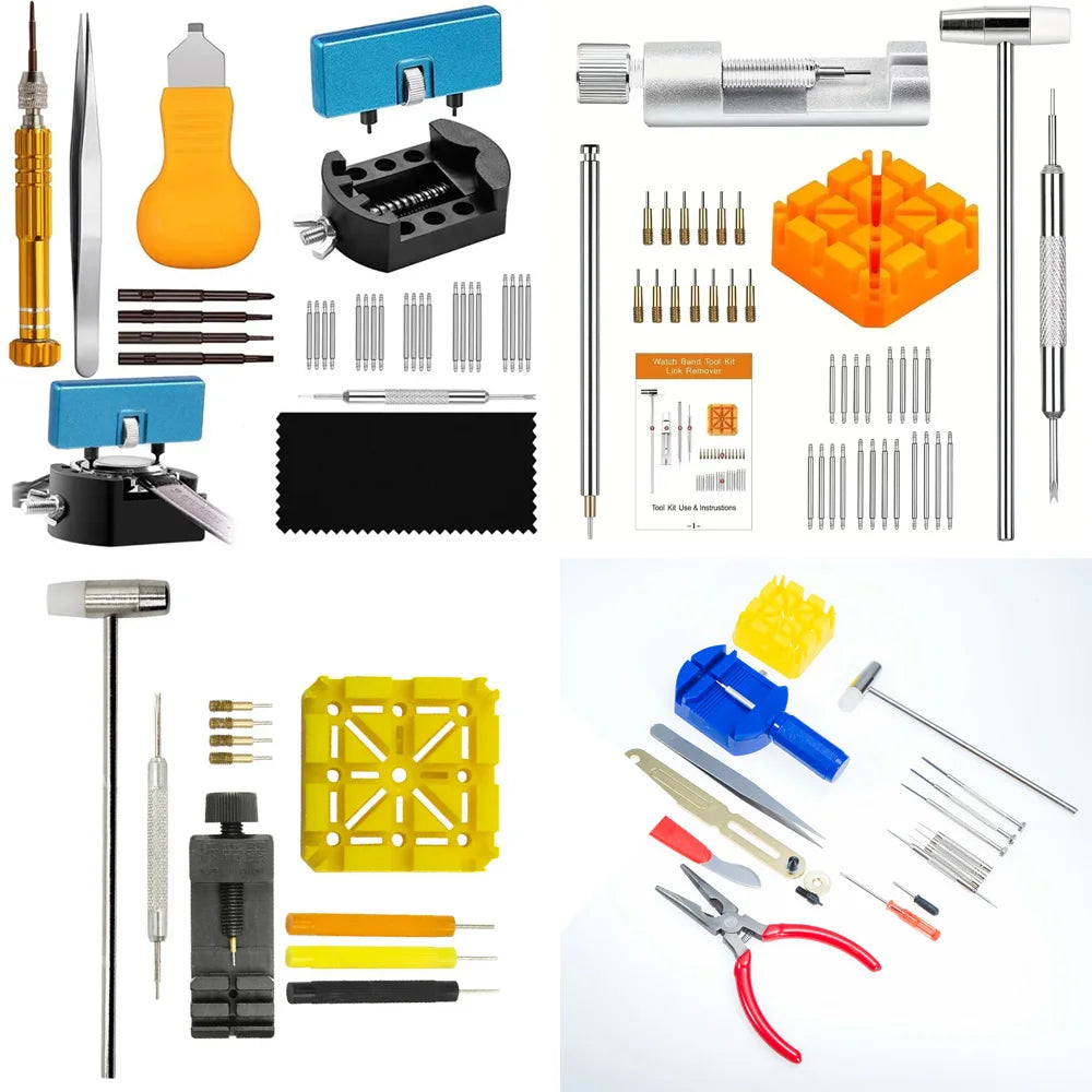 Watch Repair Tool Kit – Link Band Pin Remover & Adjuster for Professional Watchmaking