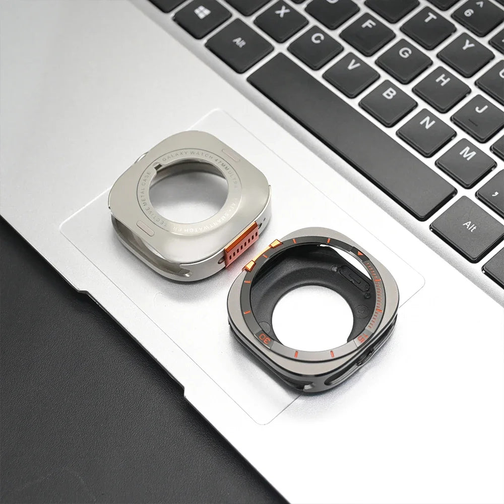 Luxury Metal Protective Case for Samsung Galaxy Watch Ultra 2 - Business-Style Watch Cover for Galaxy Watch Ultra 2026