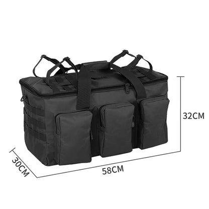 55L Tactical Duffel Bag – Large Hiking, Travel & Camping Backpack for Men, Gym and Weekend Trips