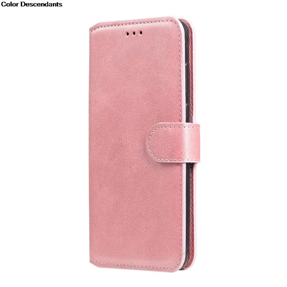 Samsung Galaxy S26–S22–S21–S20 FE–A57–A52–A37–A32–A22–A13–A12 Case - Single Color Flip Protective Phone Cover