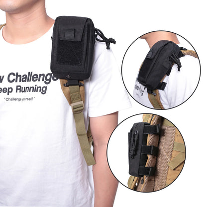 MOLLE Tactical Waist Bag – Outdoor EDC Pouch for Phone, Sports & Hunting Accessories
