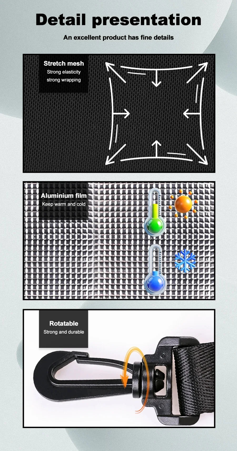 PHMAX Insulated Cycling Front Handlebar Bag – Large Waterproof MTB Pannier with Touch Screen & Cooler Compartment