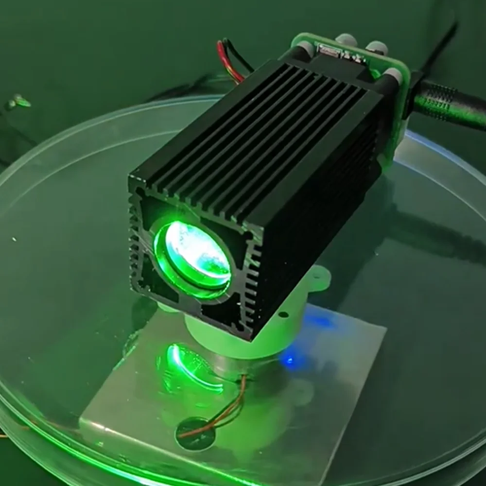 520nm Green Laser Module - Coarse Beam 300mW/800mW/1000mW Laser Light Warning Module