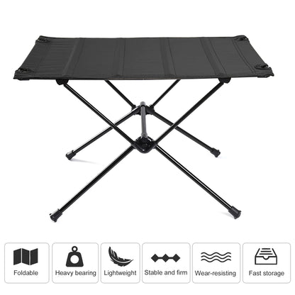 WESTTUNE Lightweight Camping Folding Table – Roll-Up 1680D Oxford & Aluminum Alloy for Outdoor Picnic & Travel