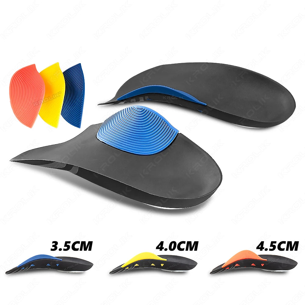 Orthopedic Arch Support Insoles - Lightweight TPU Adjustable Insoles for Flat Feet