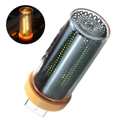Retro USB LED Filament Night Light - Warm Yellow Flame Ambient Bulb for Car, Bedroom & Home Decor