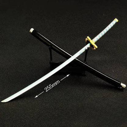 25cm Demon Slayer Katana – Kimetsu No Yaiba Real-Size Samurai Sword Anime Cosplay Prop & Home Decor