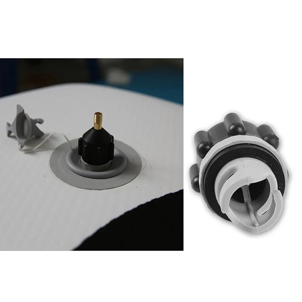 DIZETION Air Valve Adapter – Dustproof, Wear-Resistant Nylon Pump Adapter for Kayak, SUP Board & Boat Inflatable Valves