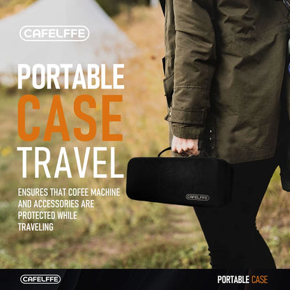 Portable Coffee Machine Travel Bag - EVA Carrying Storage Case for Camping, Hiking & Outdoor Coffee Gear
