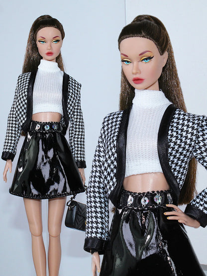 1/6 Doll Clothes Set — New Dress & Sweater Outfit for 30cm Xinyi FR ST BB Dolls, Doll House Accessories