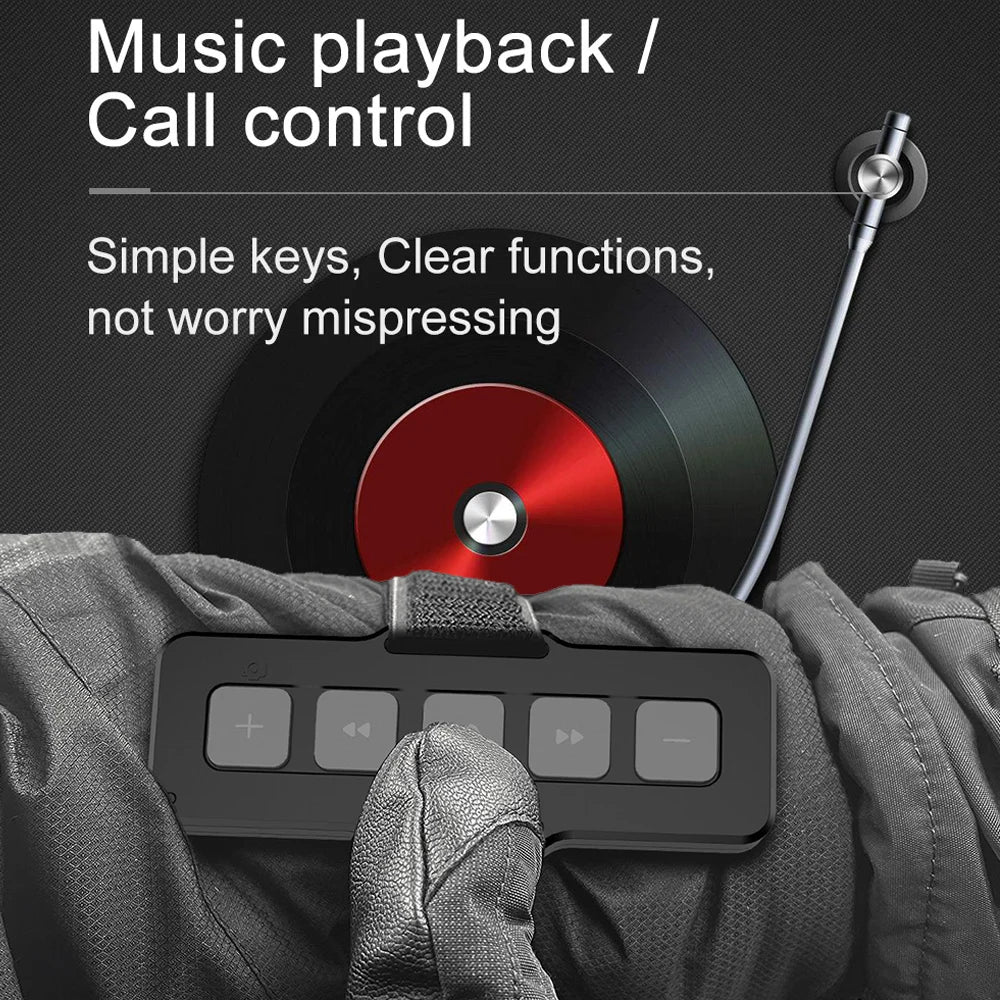 Car & Motorcycle Wireless Bluetooth Remote Controller: Bike Handlebar Media Controller for IOS & Android Phone Music Player