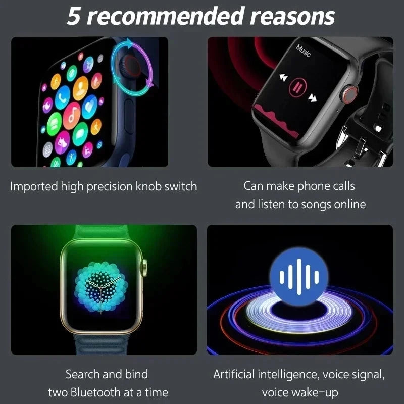 I10 Pro Max Smartwatch with Metal Strap – Sport Fitness Tracker, Custom Dial for Android & iOS, Gift for Men & Women