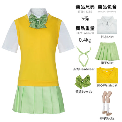 Quintessential Quintuplets Cosplay Costume - Full School Uniform Set for Comic Con & Halloween