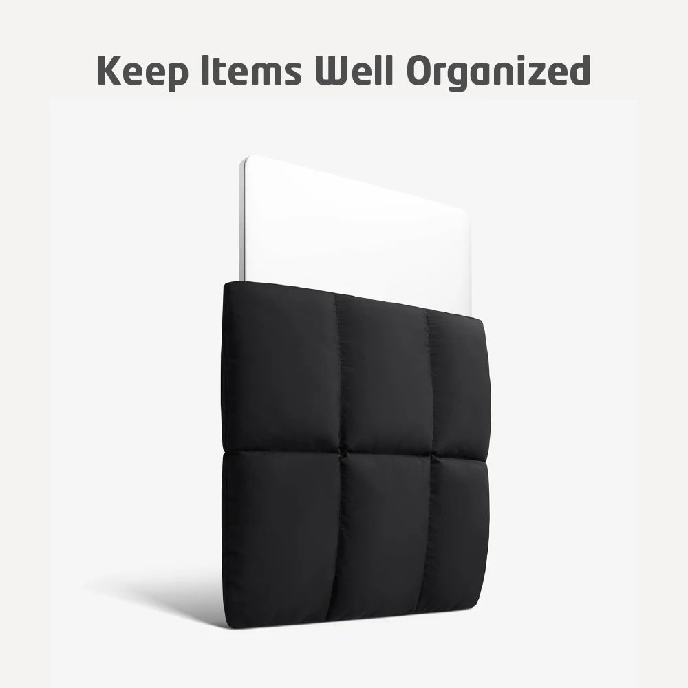 Comfy Puffy Laptop Bag 13-15 Inch — Shockproof, Ultra-Light Fluffy Notebook Sleeve for MacBook Air, Xiaomi, HP