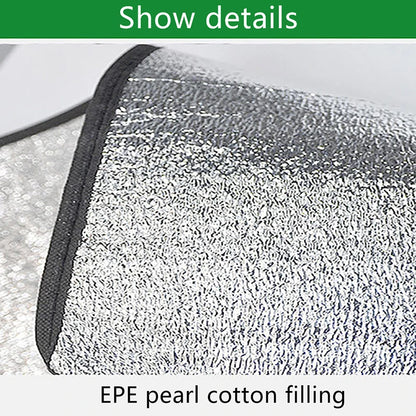 Waterproof Camping Ground Mat - Double-Sided Aluminium Foil - Outdoor Hiking, Beach, Picnic Blanket