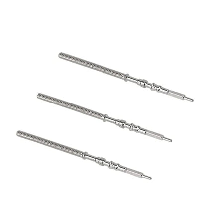10Pcs Watch Steel Stem & Crown Kit - Replacement Parts for NH35, NH36, NH38, NH39 Movement Watches