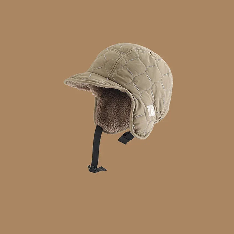 Unisex Winter Trapper Aviator Hat – Warm Waterproof Ski Bomber Cap with Earflaps & Reversible Design