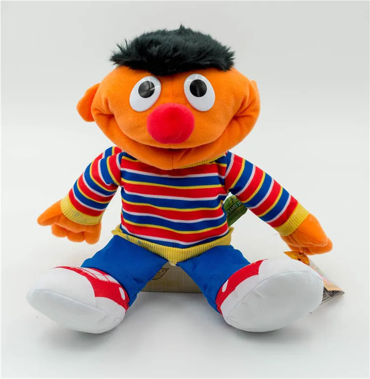 Sesame Street Plush Puppet Toys - Soft Stuffed Cartoon Figures for Kids Pretend Play & Collection