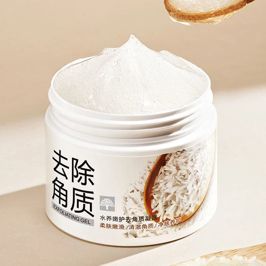 BIOAQUA White Rice Exfoliating Gel – Moisturizing & Nourishing Facial Scrub for Smooth Skin Skincare