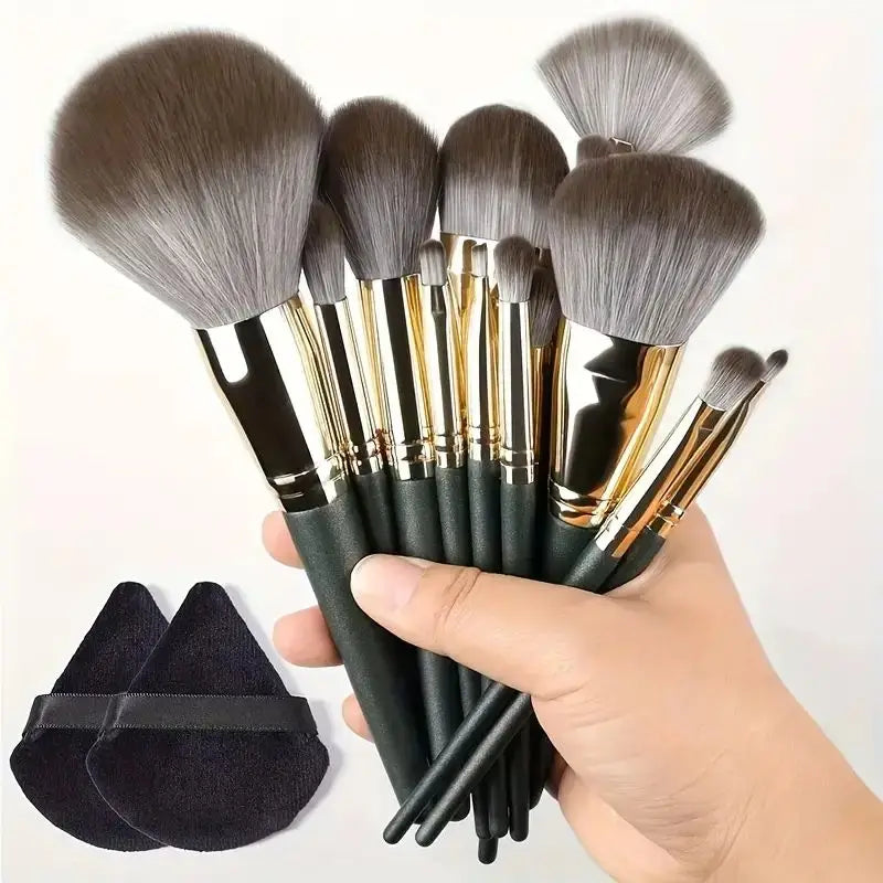Professional Makeup Brush Set - Soft Fluffy Foundation Powder Eyeshadow Kabuki Blending Beauty Tools