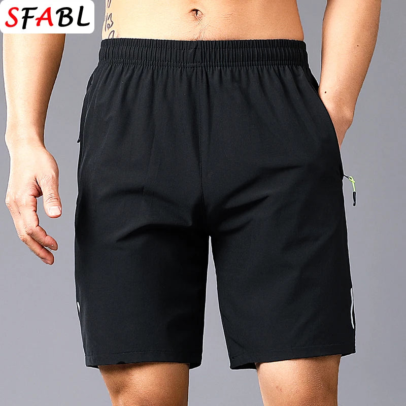 Men's Summer Beach Shorts – Quick-Drying, Breathable Elastic Fitness & Running Casual Shorts
