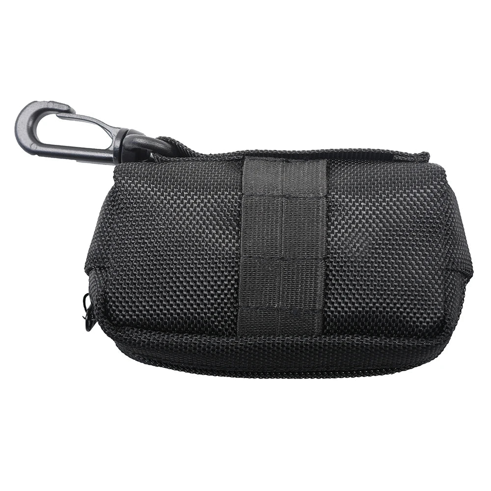 Waterproof Golf Ball Bag with Clip – Golf Tee Holder Pouch, Lightweight Fanny Pack Golf Ball Case, Golf Accessories