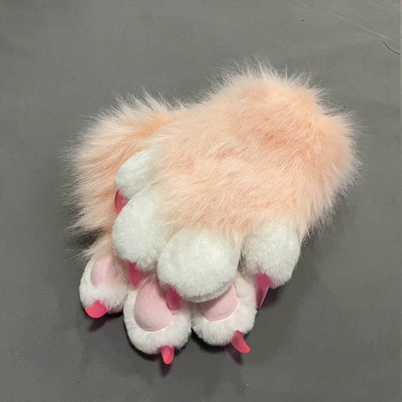 Custom Furry PAWS Long Gloves – Cartoon Kigurumi Fursuit Cosplay Costume Accessory Pair