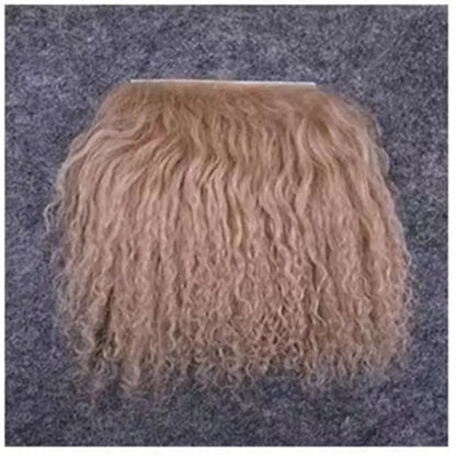 Mongolia Fur Sheepskin Curly Hair Extensions — Cute Wool Texture Wigs for SD, Blyth & BJD Dolls