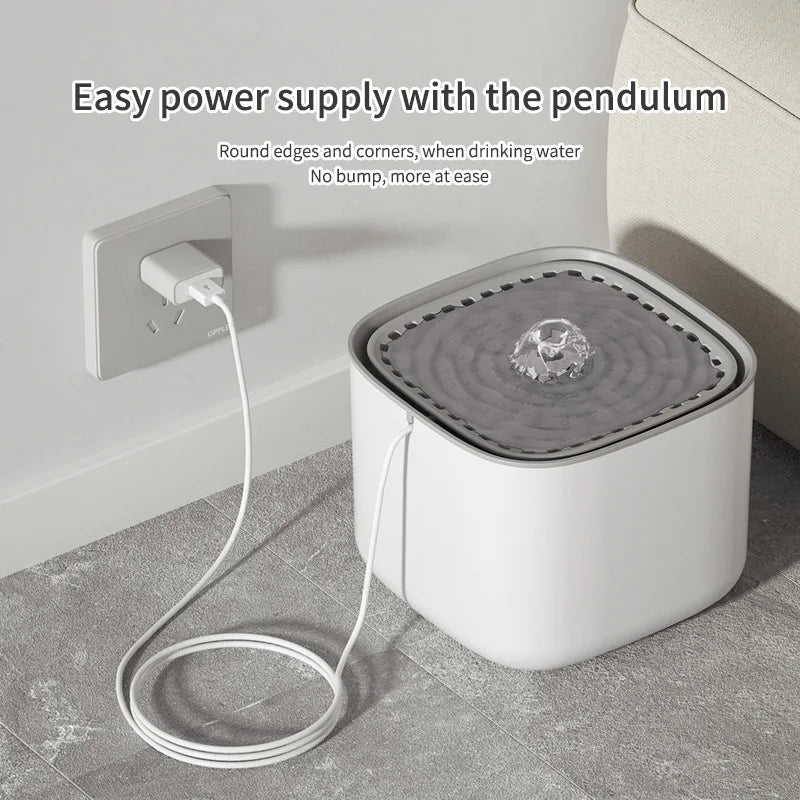 3L USB Cat Water Fountain – Automatic Filtered Water Dispenser for Cats