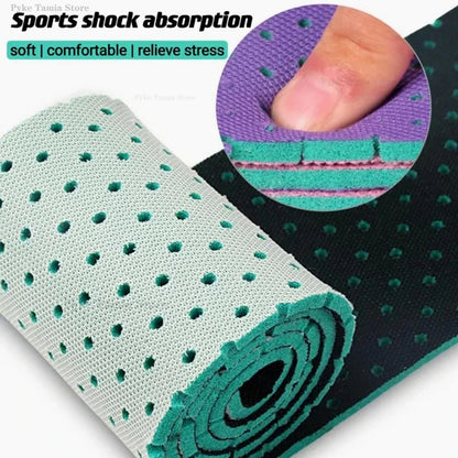 Cuttable Insoles for Shoes - Universal Soft, Comfortable and Breathable Sport Inserts with Shock Absorption, 50/150cm for Adults and Kids