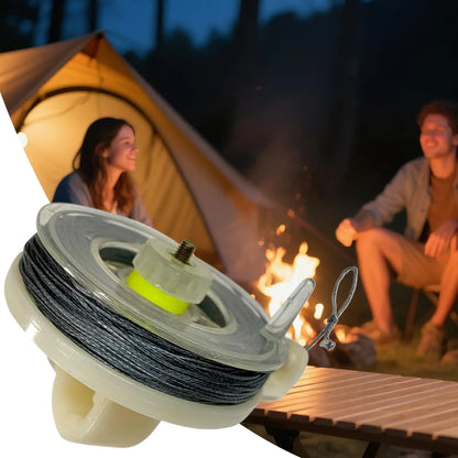 Outdoor Camping Perimeter Alarm Trip Wire - Weatherproof Trip Line Early Warning Security System for Campgrounds