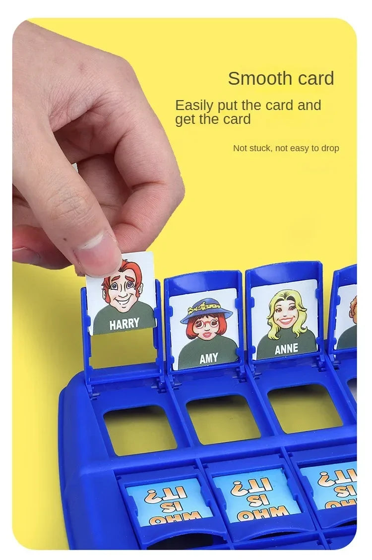 Guess Who I Am Board Game – Parent-Child Interactive Logical Reasoning Toy, Children’s Puzzle & Character Guessing Game