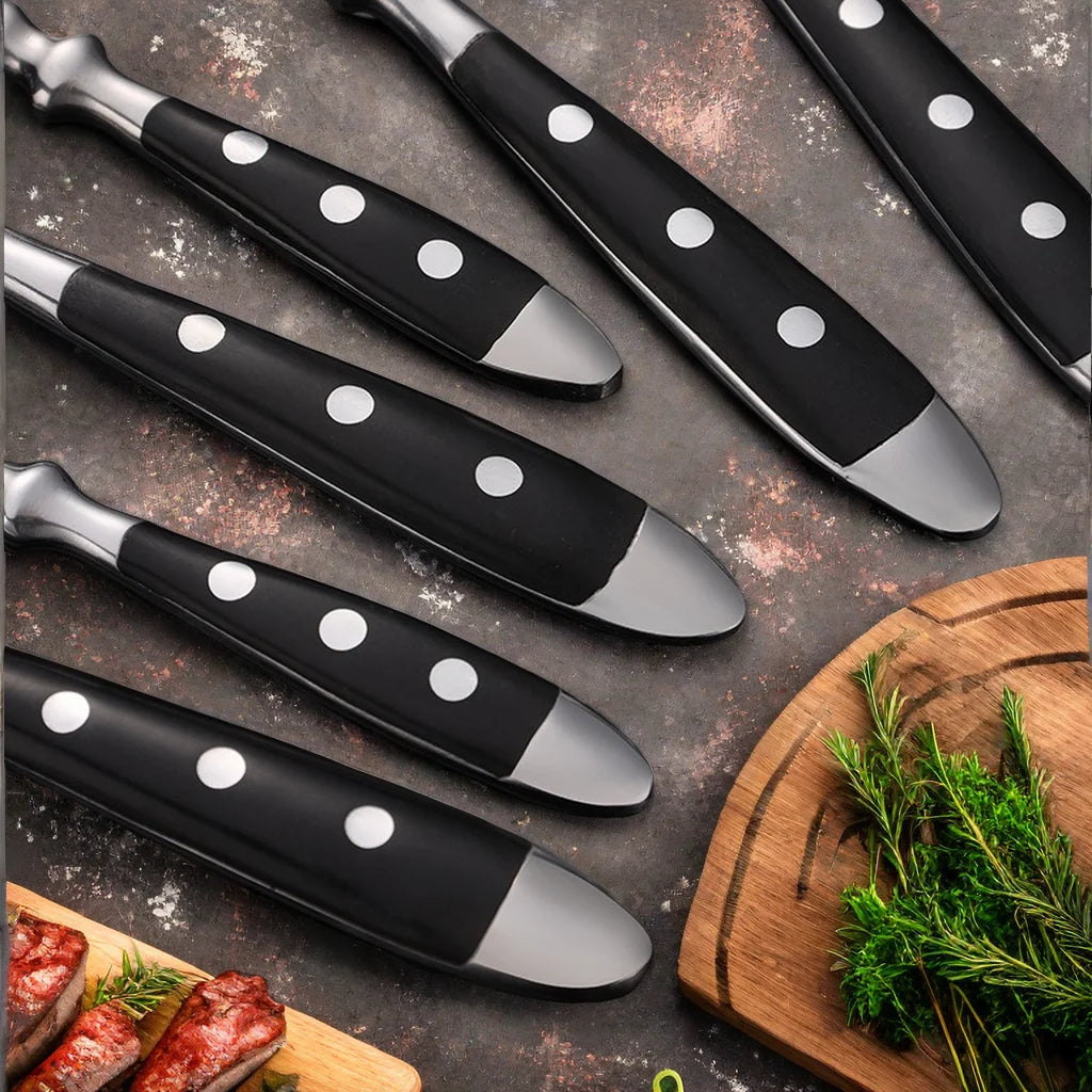 Classic Elegant Stainless Steel Cutlery Set – Fork, Spoon, Knife & Teaspoon Full Dining Steak Dinnerware Collection