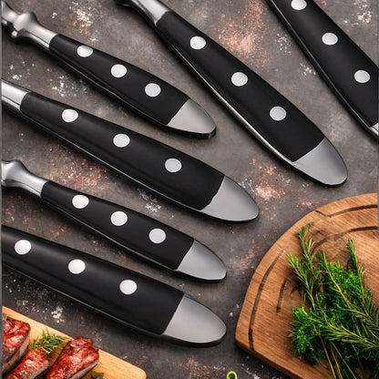 Classic Elegant Stainless Steel Cutlery Set – Fork, Spoon, Knife & Teaspoon Full Dining Steak Dinnerware Collection