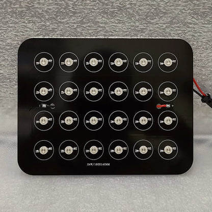 24W RGBW LED Light PCB Module - DIY Lamp Spotlight Bulb for Plant Growth & Aquarium Lighting